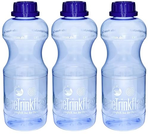 Tritan Trinkflaschen Eva 1,0 Acala Sparset mit Blume des Lebens