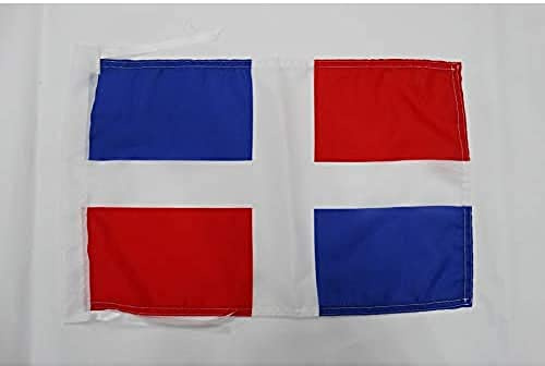 AZ FLAG - Acadia Old Flag - 18'' x 12'' - 100% Polyester Acadian Small Banner with Two Cords - Fade Resistant - Vivid Colors - 18x12 in - 45x30 Cm