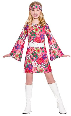 Wicked Costumes Girls Kids Retro Go Go Girl Fancy Dress Costume