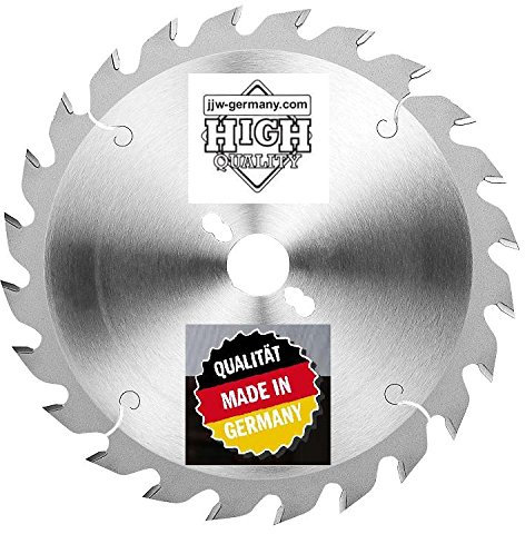 jjw-germany HM – Kreissägeblatt Hanna 125 x 20 Z= 24 WZ für Handkreissägen, 1 Stück, 4250980690036