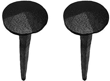 Clavos Noir en fer forgé carré ongles en fer forgé Noir 4 3/4H X 1 1