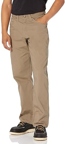 Wrangler Riggs Workwear Men's Ripstop Carpenter Jean, Bark, 40W x 30L