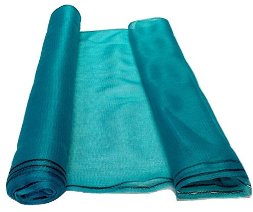 Yuzet 1m x 10m Green Debris Scaffold Garden Netting/Windbreak Shade, Crop Protection, Allotments Screen, Mesh Sheet, Anti Bird Net