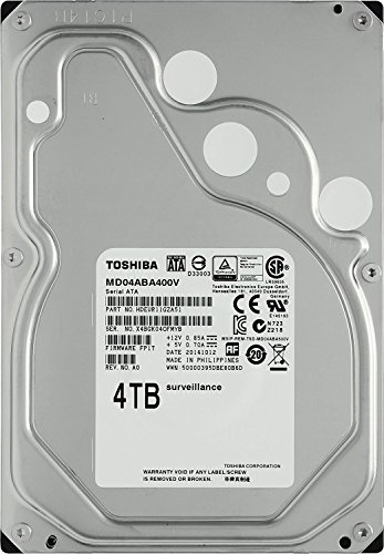Toshiba 4TB SATAIII 128MB Surveillance, MD04ABA400V (Surveillance)