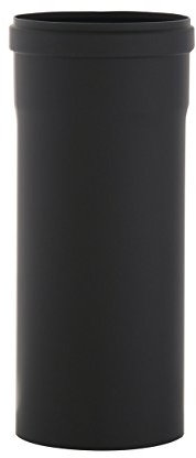 Kamino Flam Ofenrohr schwarz, Abgasrohr speziell für Pelletöfen geeignet, Rauchrohr aus Stahl mit hitzebeständiger Senotherm® Beschichtung, geprüft nach Norm EN 1856-2, Maße: L 250 x Ø 100 mm