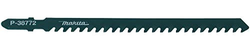 Makita P-38772 Stichsägeblatt HM100 3 Stück, Hartmetall-Zahnung, ideal für GFK, Hartholz oder Gasbeton von 6 bis 80 mm Materialstärke
