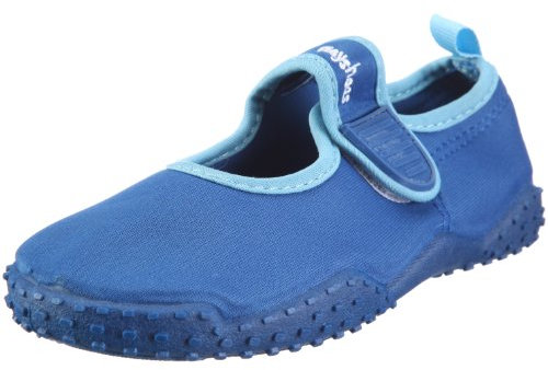 Playshoes Unisex Kinder Aquaschuhe Aqua-Schuhe Klassisch, Blau Klassisch, 34/35 EU