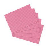 300 Karteikarten in A6 rot kariert von Herlitz [Sparpaket]