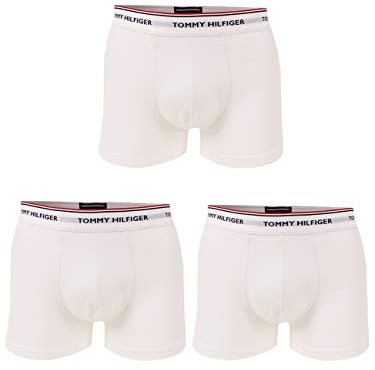 Tommy Hilfiger Men's 3p Trunk 1u87903842 Trunks, White (White), XXL