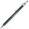 Faber-Castell B-136500 - Porte-mine TK-Fine avec gomme et 3 mines fines de trait 0,5 mm - Graduation HB - Noir