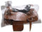 Partrade Trading Corporation Westernsattelbezug, Vinyl, transparent, 86,4 x 81,3 cm