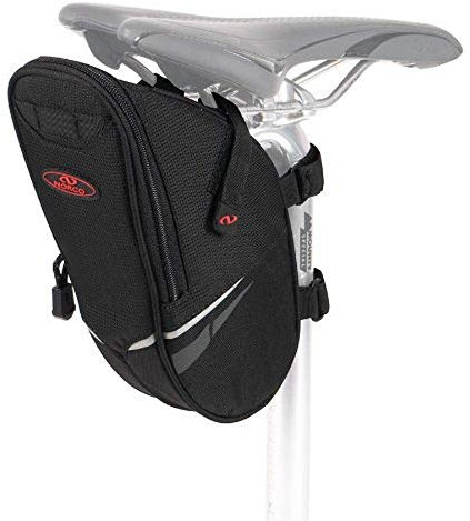 Norco Fahrradtasche Utah Satteltasche, Schwarz, 25 x 12 x 8 cm, 1.5 Liter