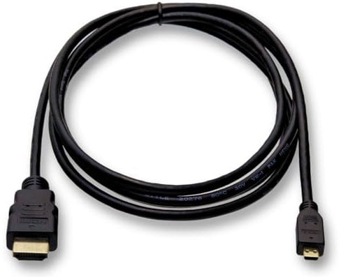 SvediTec Câble HDMI pour appareil photo numérique Sony Alpha 7 II - Micro D - Contacts plaqués or - Longueur : 2 m