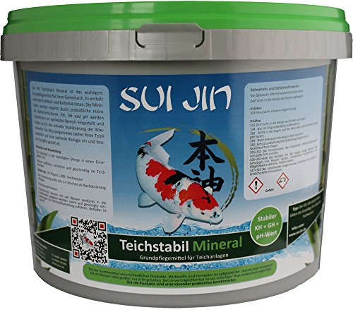 TeichStabil Mineral (5kg) - für 150.000 Liter Teichwasser ph-Wert, KH, GH