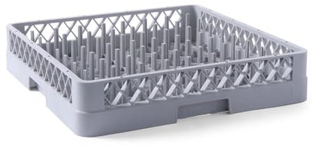 HENDI Cesta de lavavajillas para platos - 500x500x(H)100 mm