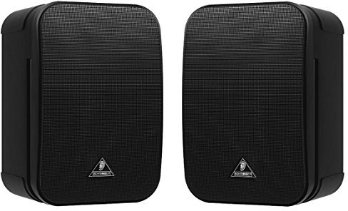 Behringer 1C-BK Coppia Altoparlanti Diffusori Casse Acustiche Da 100 Watt Con Staffe Per Fissaggio