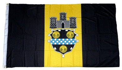 Fahne/Flagge USA - Pittsburgh 90 x 150 cm Flaggen