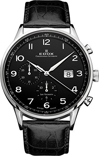 EDOX 91001 3 NBN 91001-3-NBN, Schwarz, 43, Band