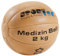 Medizinball aus Leder, ø 23 cm, 2 kg