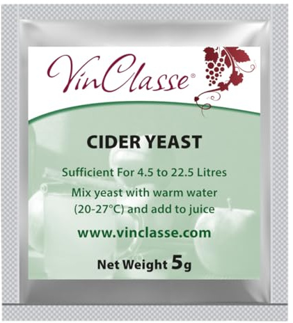 VinClasse Cider Yeast - 5 Gram Sachet.