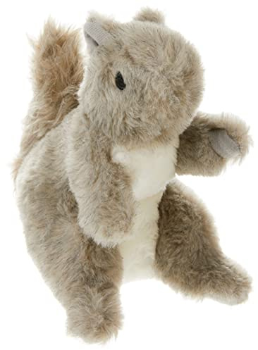 Gor Pets Soft Dog Toy Plush Wild Squirrel, Grey
