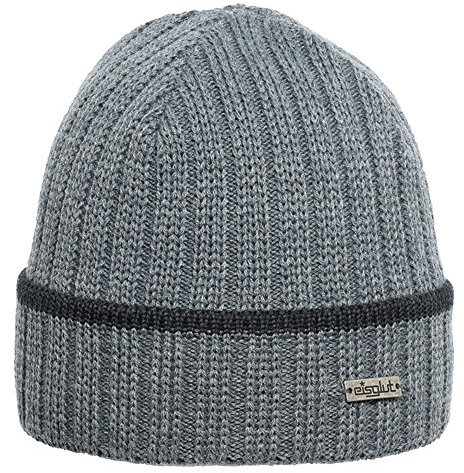 Eisglut Herren Mütze Fisher Mütze, grau mel., Einheitsgröße EU