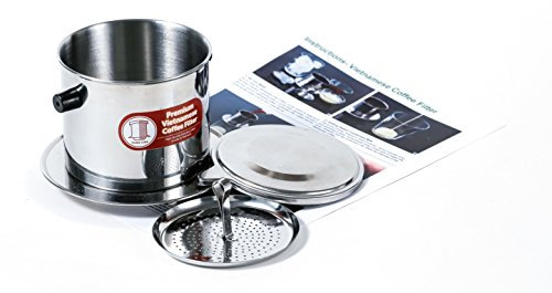 Vietnamese Coffee Filter Set. Also Known as a Vietnamese Coffee Maker or Press 8oz Gravity Insert (Medium, 1-Pack)