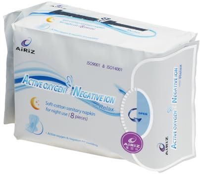 Tiens AiRiZ Damen-Serviette aus weicher Baumwolle – eine aktive Sauerstoff-Damen-Serviette – negative Ionen-Damen-Serviette