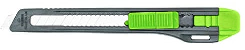 Q-Connect Light Duty 9 mm Cutting Knife Black/Green 120BC
