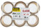 Scotch C5066F6 Packaging Tape - Brown, 6 Rolls