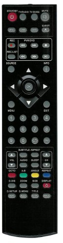 Remote Control for LCD TV VISION PLUS 156/44USBDVD
