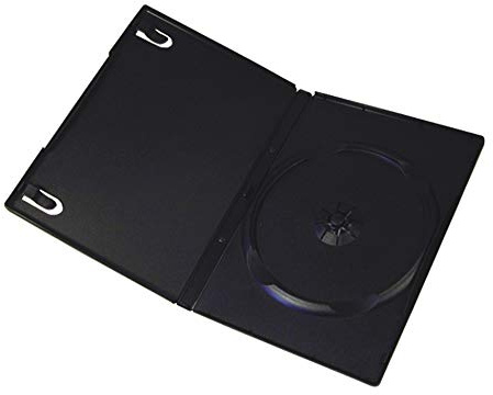 Progo DVD-Hüllen, 14 mm, Schwarz, 50 Stück