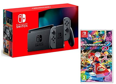 Nintendo Switch console Gris 32Go + Mario Kart 8 Deluxe