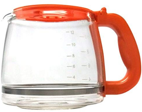 Glaskanne 168370,24001013006 kompatibel mit /Ersatzteil für Russell Hobbs deco 14683-56 orange Kaffeemaschine