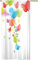 gardinen-for-life Schlaufenschal Butterfly, Edler Schlaufenschal mit verdeckten Schlaufen, Hochwertiger Digitaldruck 140 cm Breit 245 cm Hoch