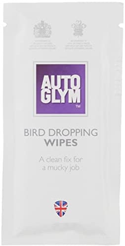 Autoglym Bird Dropping Wipes, x10 - Car Cleaning Wipes Offer A Quick, Clean Fix For A Mucky Job