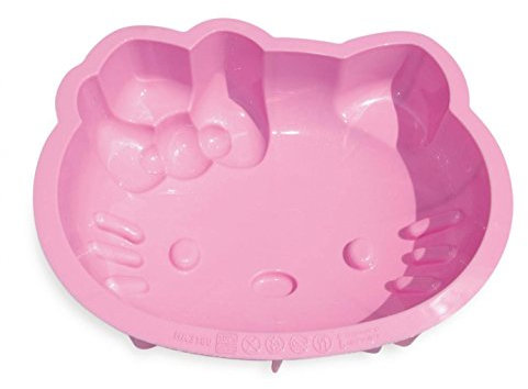 SCRAPCOOKING hk3180 Hello Kitty Backform für Kuchen Silikon/Platinum Rosa 28 x 26,5 x 7 cm