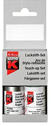 Kwasny Auto-K Lackstift Lack Stift 2-Schicht Original-Farbton Reflexsilber LA7W 9 ml