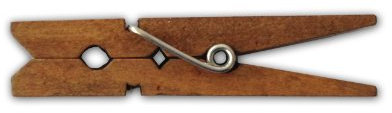 LWR CRAFTS Petites pinces à linge en bois 1-7 / 8 4,8 cm 50 pièces par paquet (jacobéen)