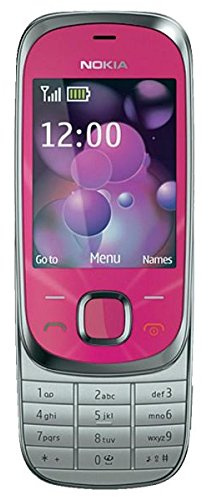 Nokia 7230 Movistar Sim Free, Téléphone portable sans carte SIM,Rose vif Slider