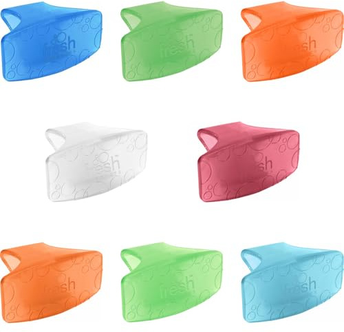 Fresh Products Toilet Bowl Eco Bowl Clip 2.0 Air Freshener - Sample Pack (8 Scents)