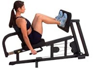 Body-Solid Beinpresse GLP - Schwarz - Carbon Steel - 85 cm Breite - 190 kg Widerstand - Semi-Professionell