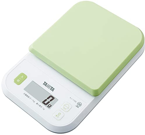Tanita KJ-110S GR Cooking Scale, Kitchen Scale, Cooking, Digital, 2.2 lbs (1 kg) Increments, Green