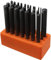NEIKO 02621A Transferstanzer-Set mit hochwertigen wärmebehandelten Stahl-Stanzern, Lochstanzer-Set, Stanzgrößen 0,9 cm bis 1,27 cm, 28-teiliges Set