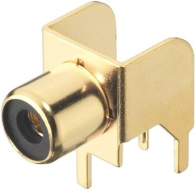 Monacor t-709g Stecker RCA Gold – (Gold)