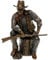 Gifts John Wayne 51284 Bronzefigur sitzend auf einem Baumstamm