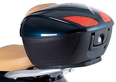Original Topcase Kit Large Piaggio Beverly schwarz opaco carbonio 93/B