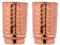 HealthGoodsEU Lot de 2 timbales en cuivre martelé avec couvercle