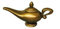 Aladin WUNDERLAMPE=MAGISCHE MÄRCHEN Lampe= ÖLKANNE=Plastik Dekoration IN DER Farbe Bronze
