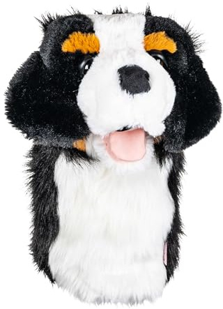 Daphne's Headcovers Bernese Dog Driver Headcover | Funny Golf Club Covers | Golf Head Covers for Drivers | Stylish Golf Club Head Covers | Golf Driver Covers | Men’s & Women’s Driver Headcover